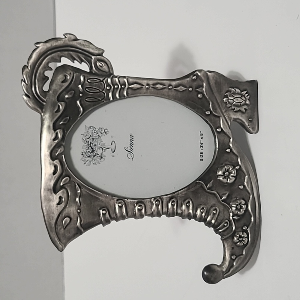 Silver‎ Victorian Boot Picture Frame 3.5"x5"